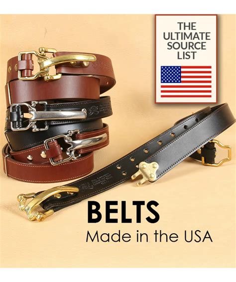 designer belts made in usa.